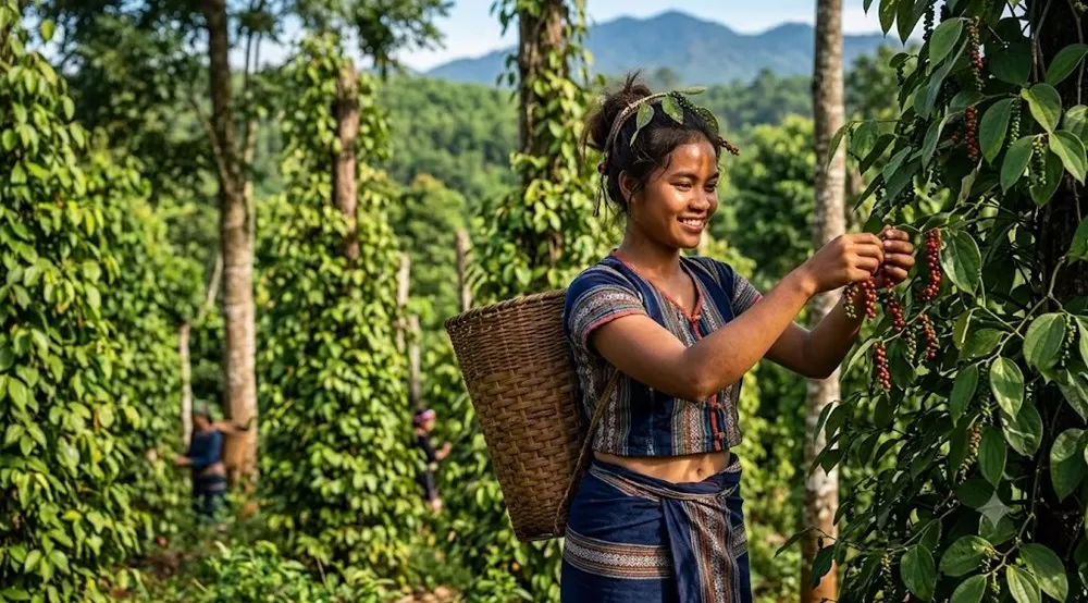 Giá hồ tiêu hôm nay 23.6: Nhiều vùng tăng 500 - 1.000 đồng/kg